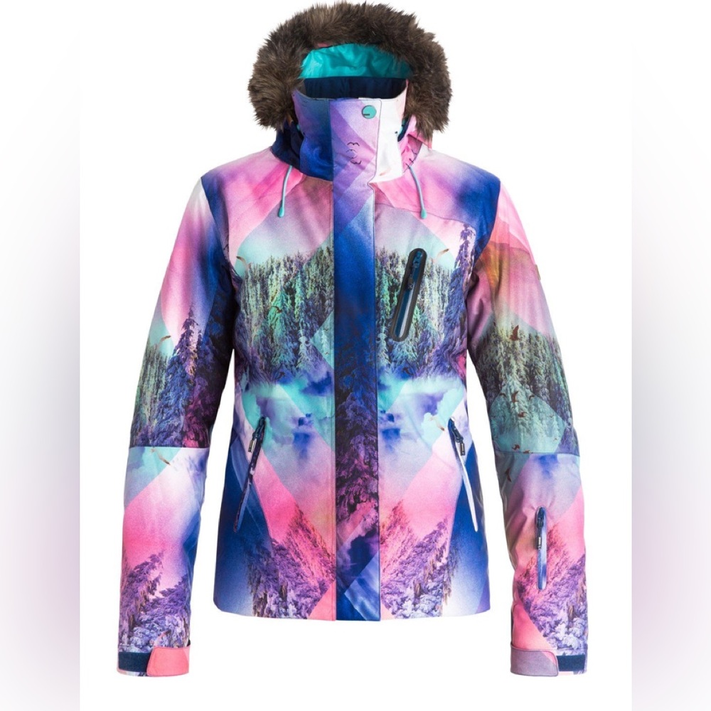 Roxy Gsou Snow 15k mountain landscape Snowboard Jacket